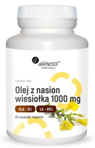 Olej z nasion wiesiołka 9% 1000 mg x 90 kapsułek
