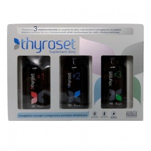 Thyroset 135 kapsułek Hashimoto antagonizmy kwasy Omega-3 EPA DHA foliowy biotyna selen witamina C E